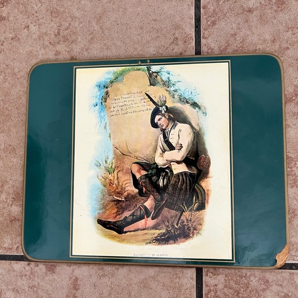 Set of 6 Scottish Themed Coasters/table mats 7/9 inches - Picture 9 of 10